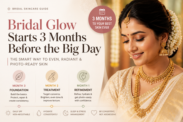 South Indian Bridal Skincare: The 3-Month Pre-Wedding Routine