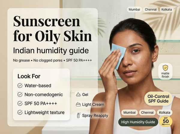 Best Sunscreen for Oily Skin in Indian Humidity 2026: No Grease, No White Cast, No Excuses