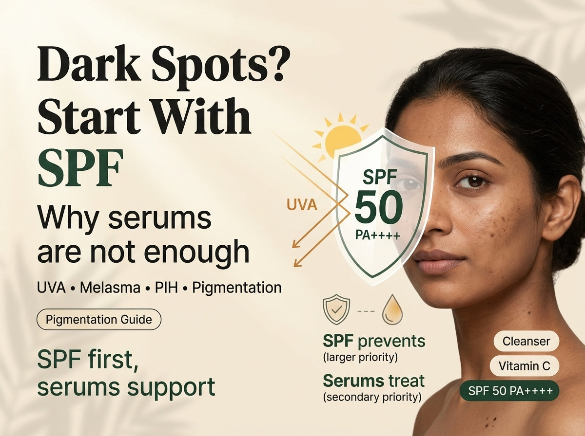 Dark Spots, Tan Lines & Uneven Skin: How Sunscreen Is the Real Solution (Not Serums)