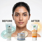 Face Wash, Moisturiser, Sunscreen